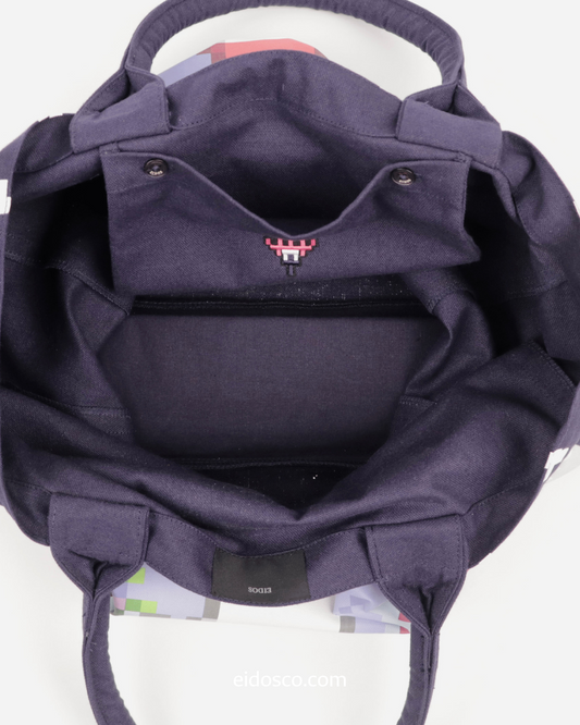 Victorie Pixel Holiday Tote