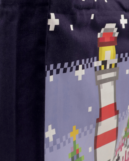 Victorie Pixel Holiday Tote